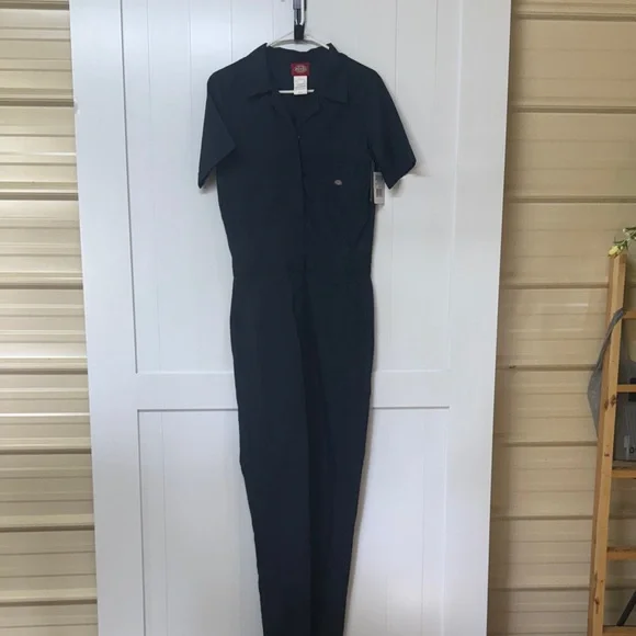 NWT Dickies Women's Dark Blue Jumpsuit - Picture 1 of 8